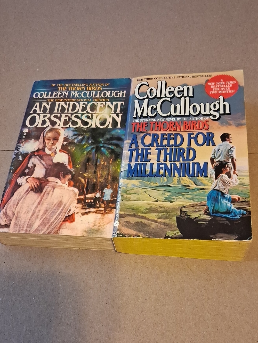 Paperback Book Lot Of 2  By Colleen McCullough